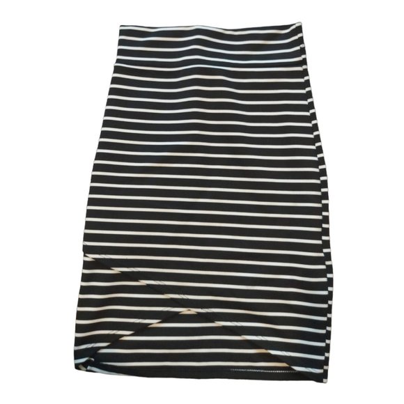 STRIPED LAPISE SKIRT SIZE XS - Picture 1 of 6